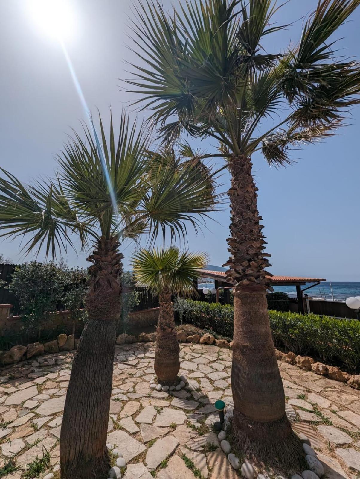 Villa Baia Di Cornino Кустоначи Экстерьер фото